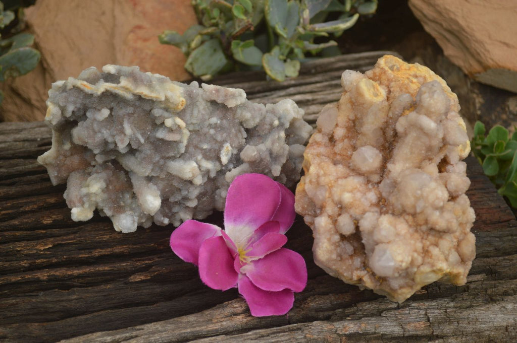 Natural Lovely Spirit Quartz Clusters  x 2 From Boekenhouthoek, South Africa - TopRock