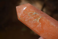 Polished Orange Twist Calcite Points x 3 From Maevantanana, Madagascar - Toprock Gemstones and Minerals 