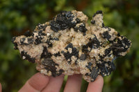 Natural Schorl Black Tourmaline Specimens x 2 From Erongo, Namibia - Toprock Gemstones and Minerals 