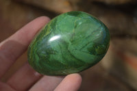 Polished  Large Green Verdite Galet / Palm Stones x 9 From Zimbabwe - Toprock Gemstones and Minerals 