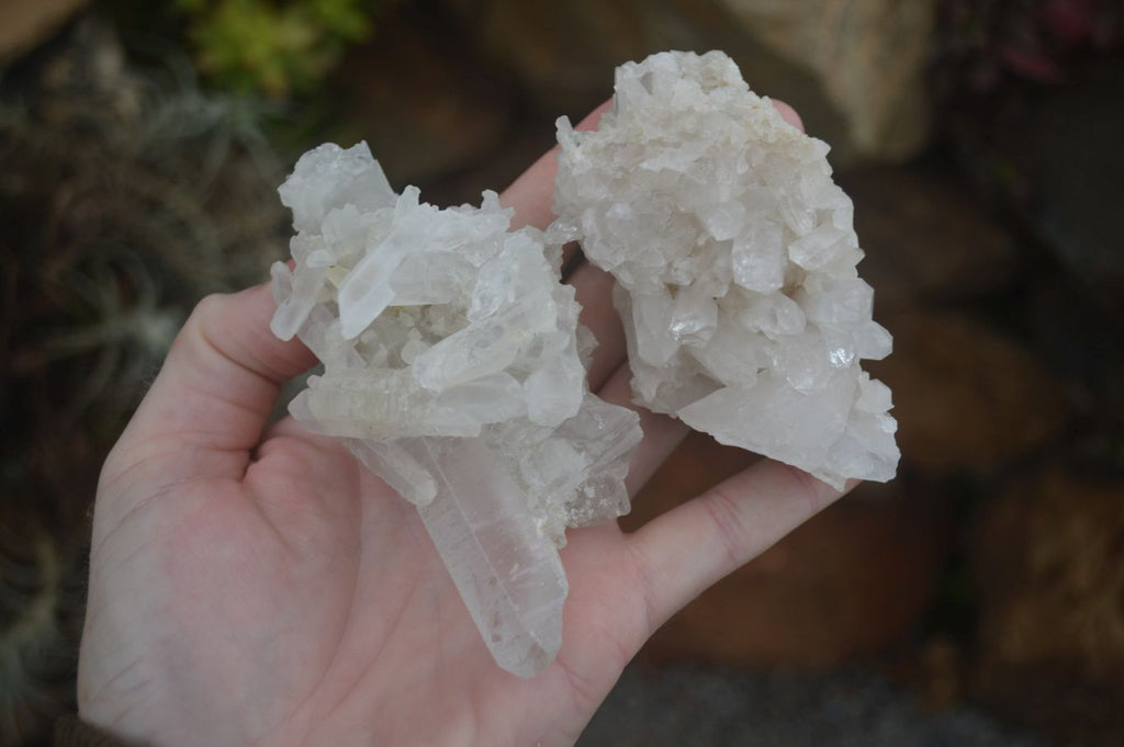 Natural Clear Quartz Specimens  x 6 From Mpika, Zambia - Toprock Gemstones and Minerals 