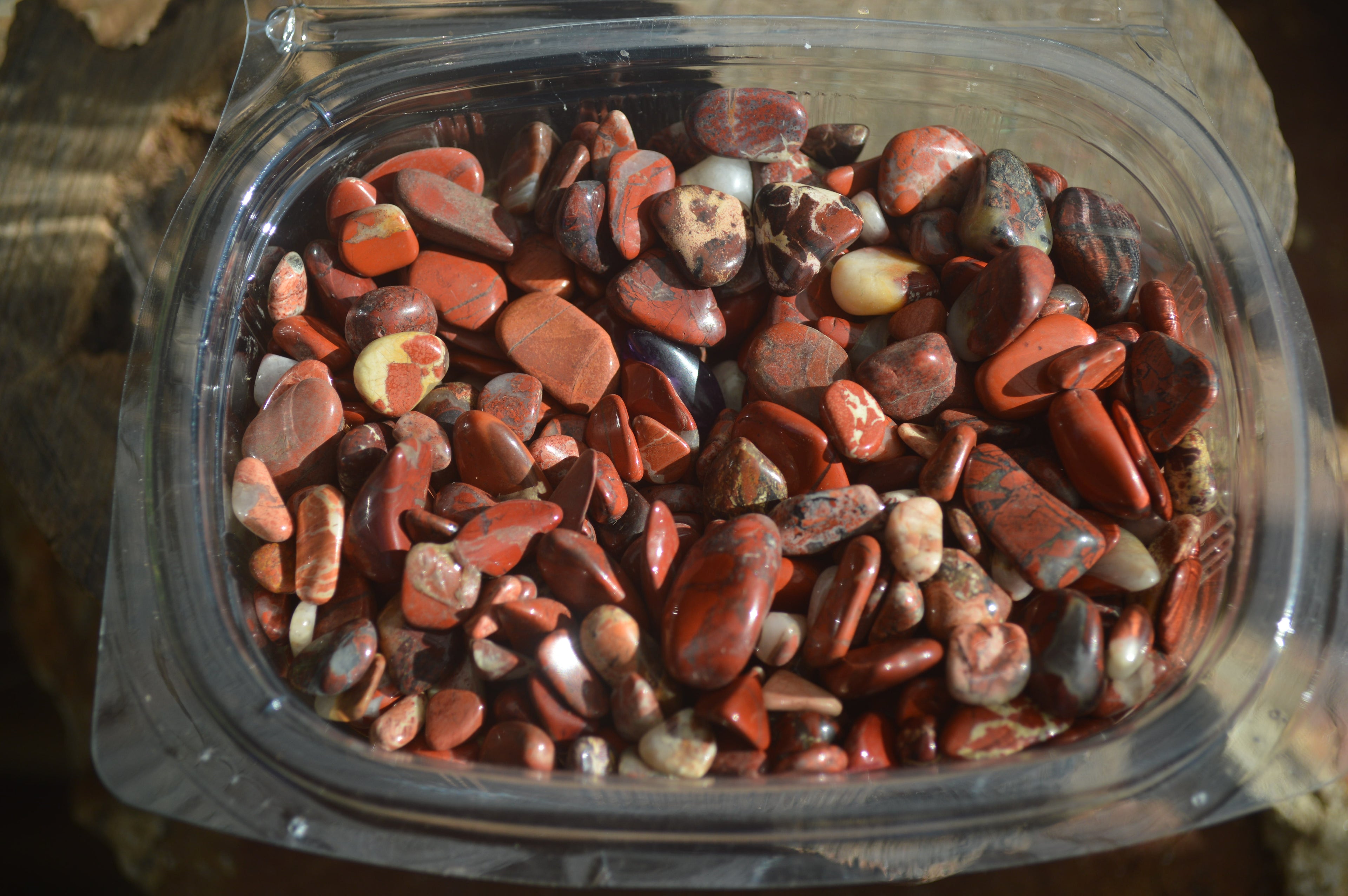 Polished Mini Craft Red Jasper Tumble Stones - Sold per 500 g - From Northern Cape, South Africa - Toprock Gemstones and Minerals 