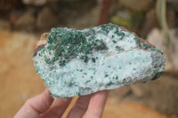 Natural Drusy Coated Chrysocolla & Malachite Dolomite Specimens x 3 From Likasi, Congo - Toprock Gemstones and Minerals 