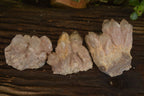 Natural Cascading Smokey Quartz Clusters x 3 From Luena, Congo - Toprock Gemstones and Minerals 