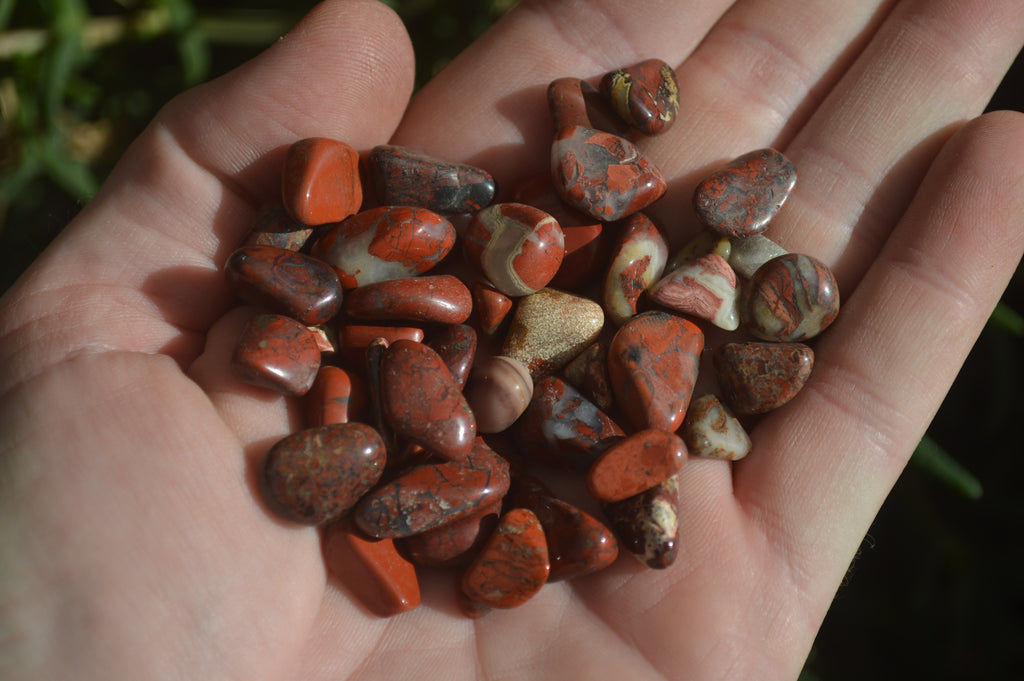 Polished Mini Craft Red Jasper Tumble Stones - Sold per 500 g - From Northern Cape, South Africa - Toprock Gemstones and Minerals 