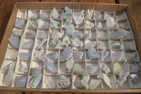 Natural Etched Blue Chalcedony Specimens x 70 From Nsanje, Malawi - Toprock Gemstones and Minerals 