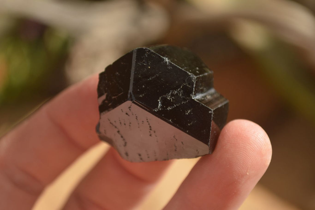 Natural Schorl Black Tourmaline Specimens x 13 From Erongo, Namibia - Toprock Gemstones and Minerals 