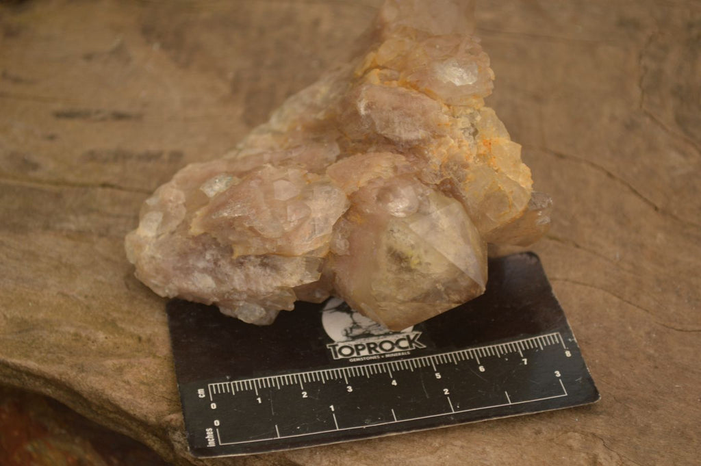 Natural Cascading Smokey Quartz Clusters x 3 From Luena, Congo - Toprock Gemstones and Minerals 