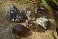 Natural Smokey Quartz Crystals x 6 From Zomba, Malawi - Toprock Gemstones and Minerals 