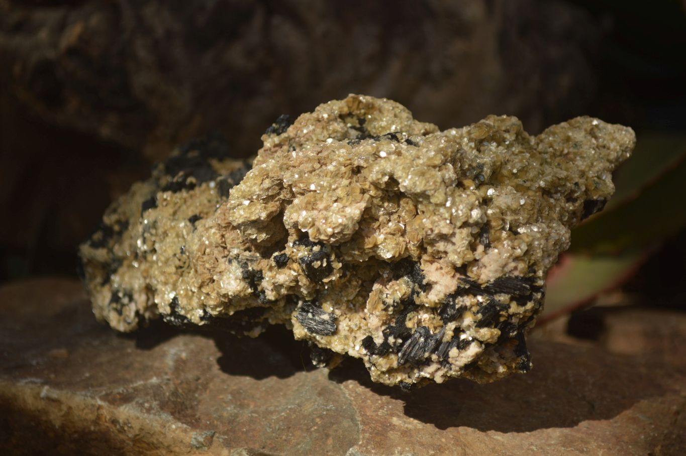 Natural Schorl Black Tourmaline Specimens x 2 From Erongo, Namibia - Toprock Gemstones and Minerals 