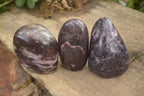 Polished Purple Lepidolite Standing Free Forms  x 6 From Zimbabwe - Toprock Gemstones and Minerals 