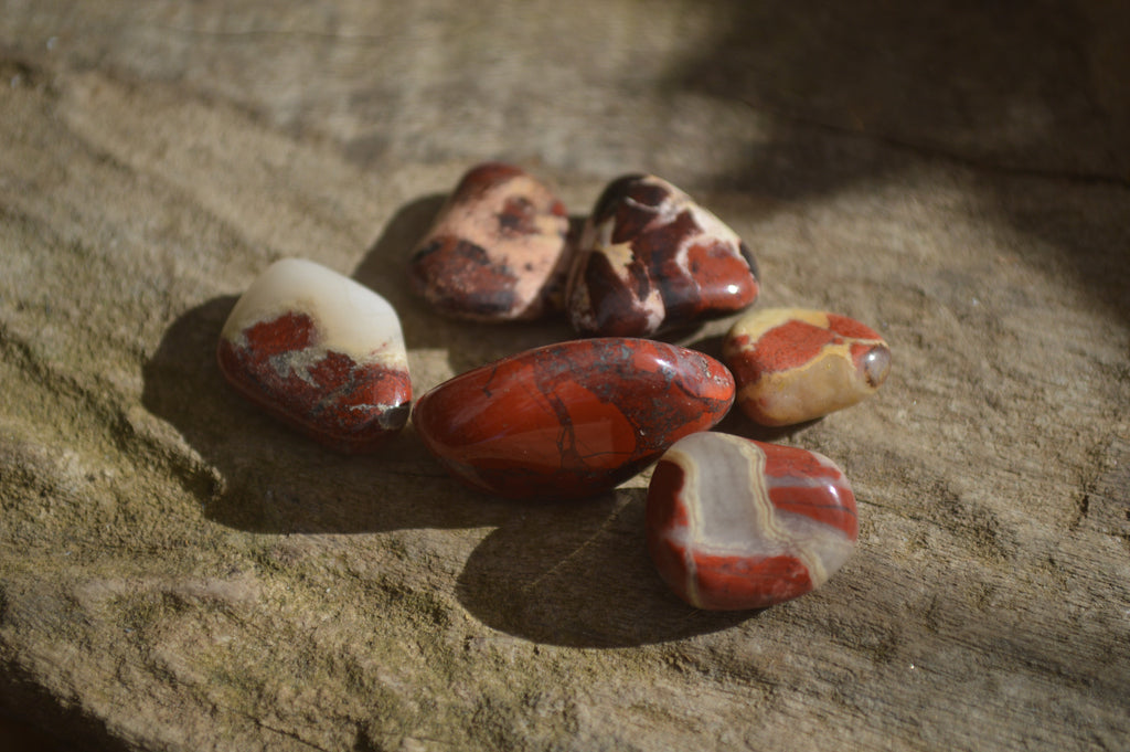 Polished Mini Craft Red Jasper Tumble Stones - Sold per 500 g - From Northern Cape, South Africa - Toprock Gemstones and Minerals 