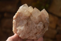 Natural Cascading Smokey Quartz Clusters x 3 From Luena, Congo - Toprock Gemstones and Minerals 