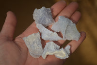 Natural Etched Blue Chalcedony Specimens x 70 From Nsanje, Malawi - Toprock Gemstones and Minerals 