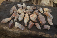 Natural Red Hematoid Quartz Crystals x 35 From Karoi, Zimbabwe - Toprock Gemstones and Minerals 