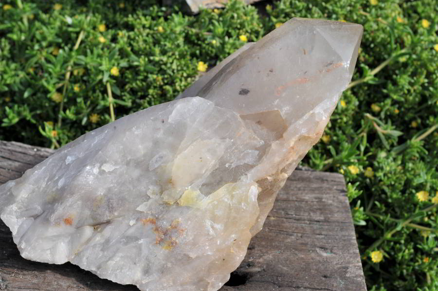 Natural Large Angolan Arcadian Quartz Cluster x 1 From Angola - TopRock