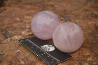 Polished Star Rose Quartz Spheres x 6 From Ambatondrazaka, Madagascar - TopRock
