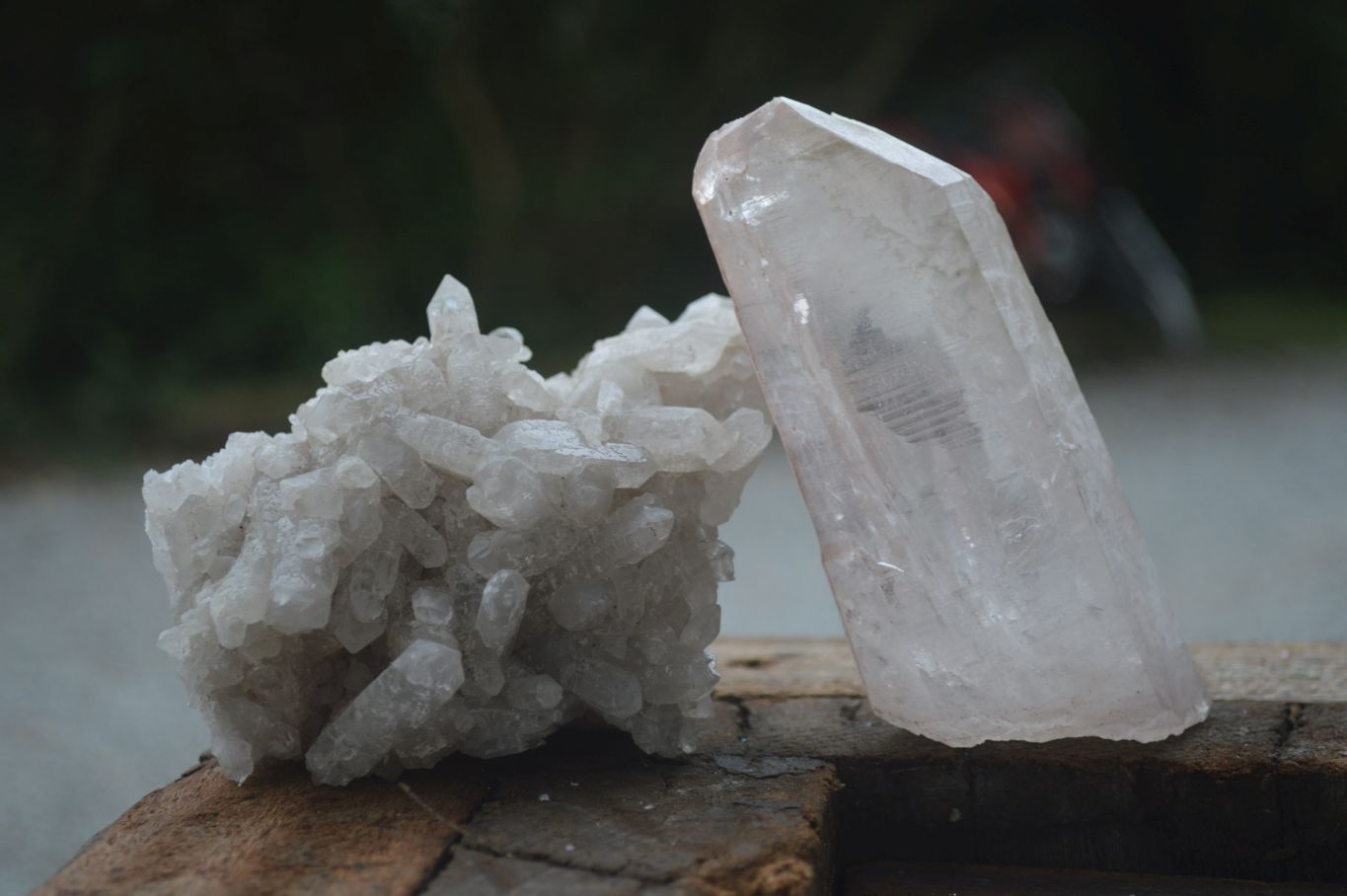 Natural Clear Quartz Specimens  x 6 From Mpika, Zambia - Toprock Gemstones and Minerals 