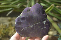Polished One Side Polished Purpurite Free Forms x 3 From Erongo, Namibia - Toprock Gemstones and Minerals 