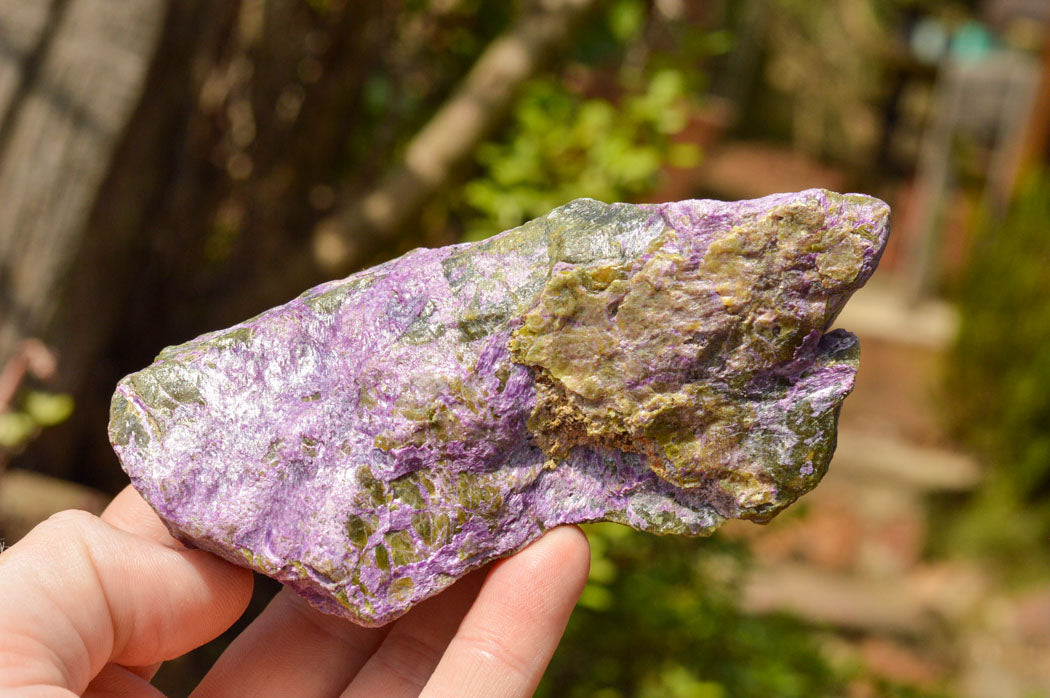 Natural Rough Purple Stichtite Specimens  x 5 From Barberton, South Africa - TopRock
