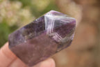Polished Dark Purple Amethyst Points x 6 From Zambia - Toprock Gemstones and Minerals 