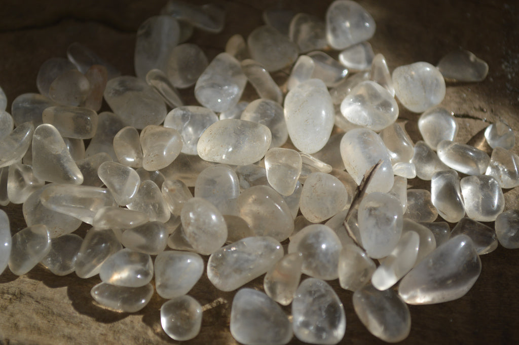 Polished Mini Craft Clear Quartz Tumble Stones - Sold per 500 g - From Mozambique - Toprock Gemstones and Minerals 