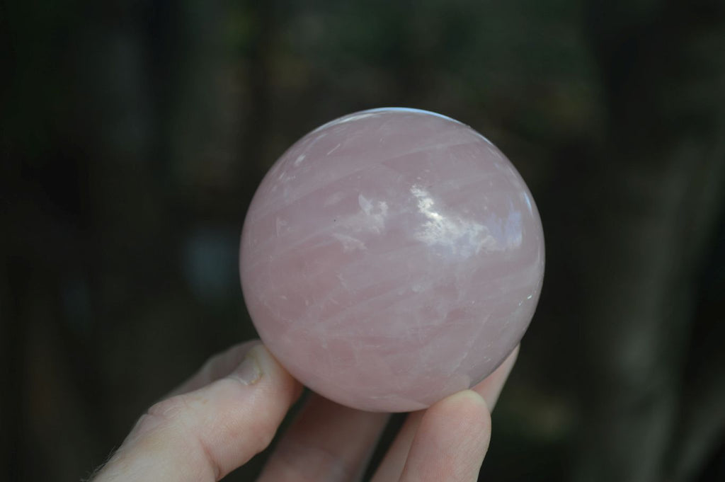 Polished Gemmy Pink Rose Quartz Spheres  x 6 From Madagascar - Toprock Gemstones and Minerals 