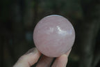 Polished Gemmy Pink Rose Quartz Spheres  x 6 From Madagascar - Toprock Gemstones and Minerals 