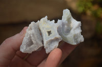 Natural Etched Blue Chalcedony Specimens x 70 From Nsanje, Malawi - Toprock Gemstones and Minerals 