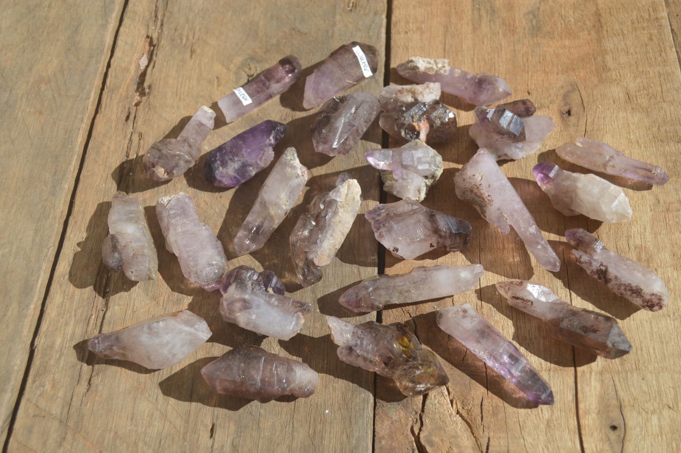 Natural Skeletal Amethyst Crystals  x 35 From Chiredzi, Zimbabwe - Toprock Gemstones and Minerals 