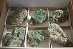 Natural Rare Emerald Mica In Matrix Cobbed Specimens x 12 From Mutoko, Zimbabwe - Toprock Gemstones and Minerals 