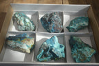 Natural Rough Shattuckite Cobbed Specimens x 6 From Kaokoveld, Namibia - Toprock Gemstones and Minerals 