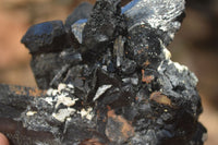 Natural Schorl Black Tourmaline Specimens x 3 From Erongo, Namibia