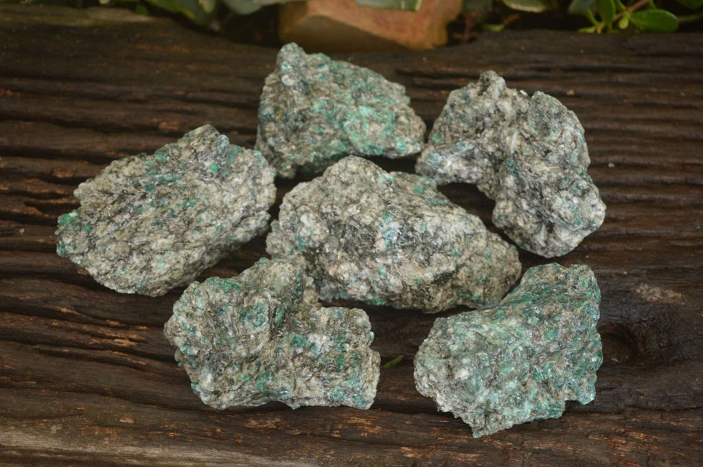 Natural Rare Emerald Mica In Matrix Cobbed Specimens x 12 From Mutoko, Zimbabwe - Toprock Gemstones and Minerals 