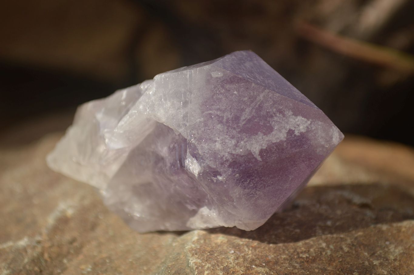 Natural Single Jacaranda Amethyst Crystals x 12 From Mumbwe, Zambia - Toprock Gemstones and Minerals 