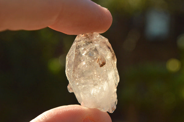 Natural Single Smokey Amethyst Window Quartz Crystals x 1.1 Kg Lot From Chiredzi, Zimbabwe - TopRock