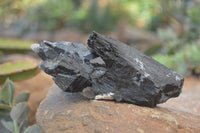 Natural Schorl Black Tourmaline Specimens x 3 From Erongo, Namibia