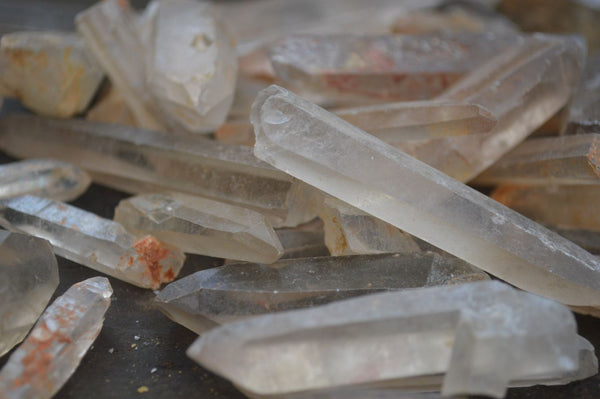 Natural Single Clear Smokey Quartz Crystals  x 2 Kg Lot From Zimbabwe - Toprock Gemstones and Minerals 