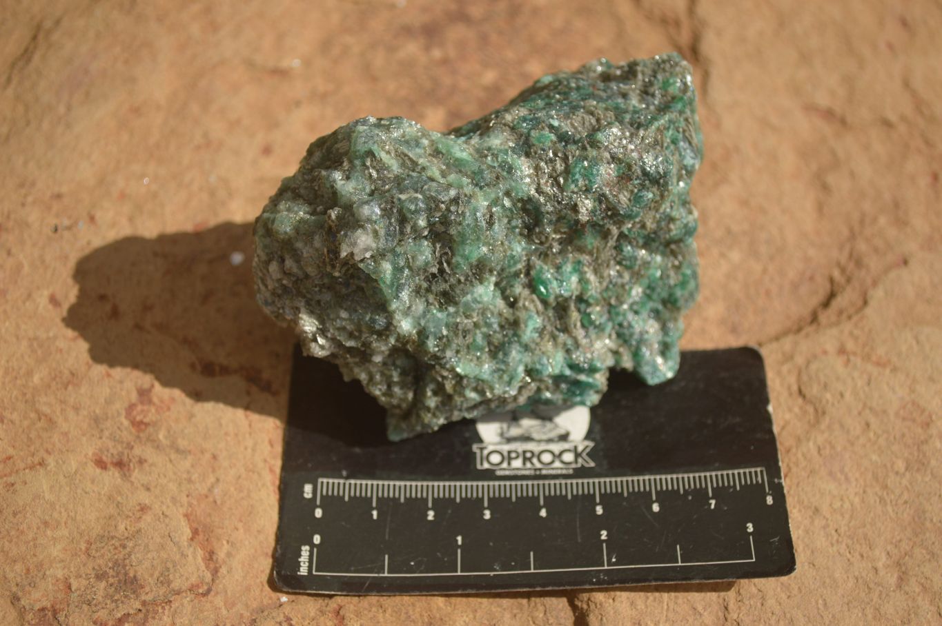 Natural Rare Emerald Mica In Matrix Cobbed Specimens x 12 From Mutoko, Zimbabwe - Toprock Gemstones and Minerals 