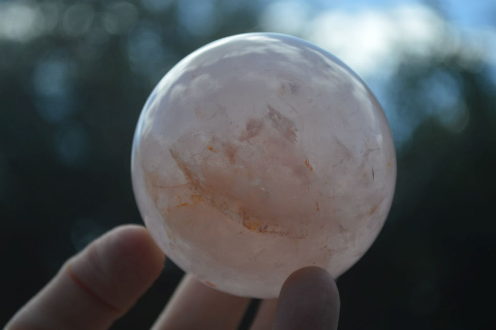 Polished Gemmy Pink Rose Quartz Spheres  x 6 From Madagascar - Toprock Gemstones and Minerals 