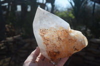 Polished Large Clear Quartz Crystal x 1 From Madagascar - Toprock Gemstones and Minerals 