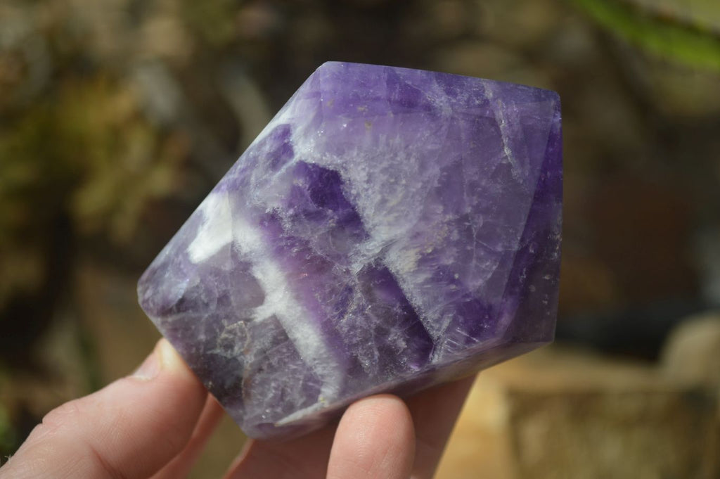 Polished Dream Amethyst Points x 3 From Ambatondrazaka, Madagascar - Toprock Gemstones and Minerals 