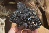 Natural Schorl Black Tourmaline Specimens x 3 From Erongo, Namibia