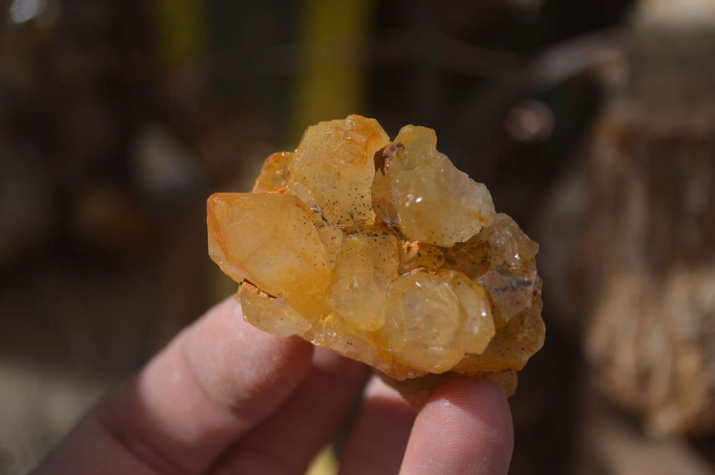 Natural Limonite Quartz Clusters x 24 From Solwezi, Zambia - Toprock Gemstones and Minerals 