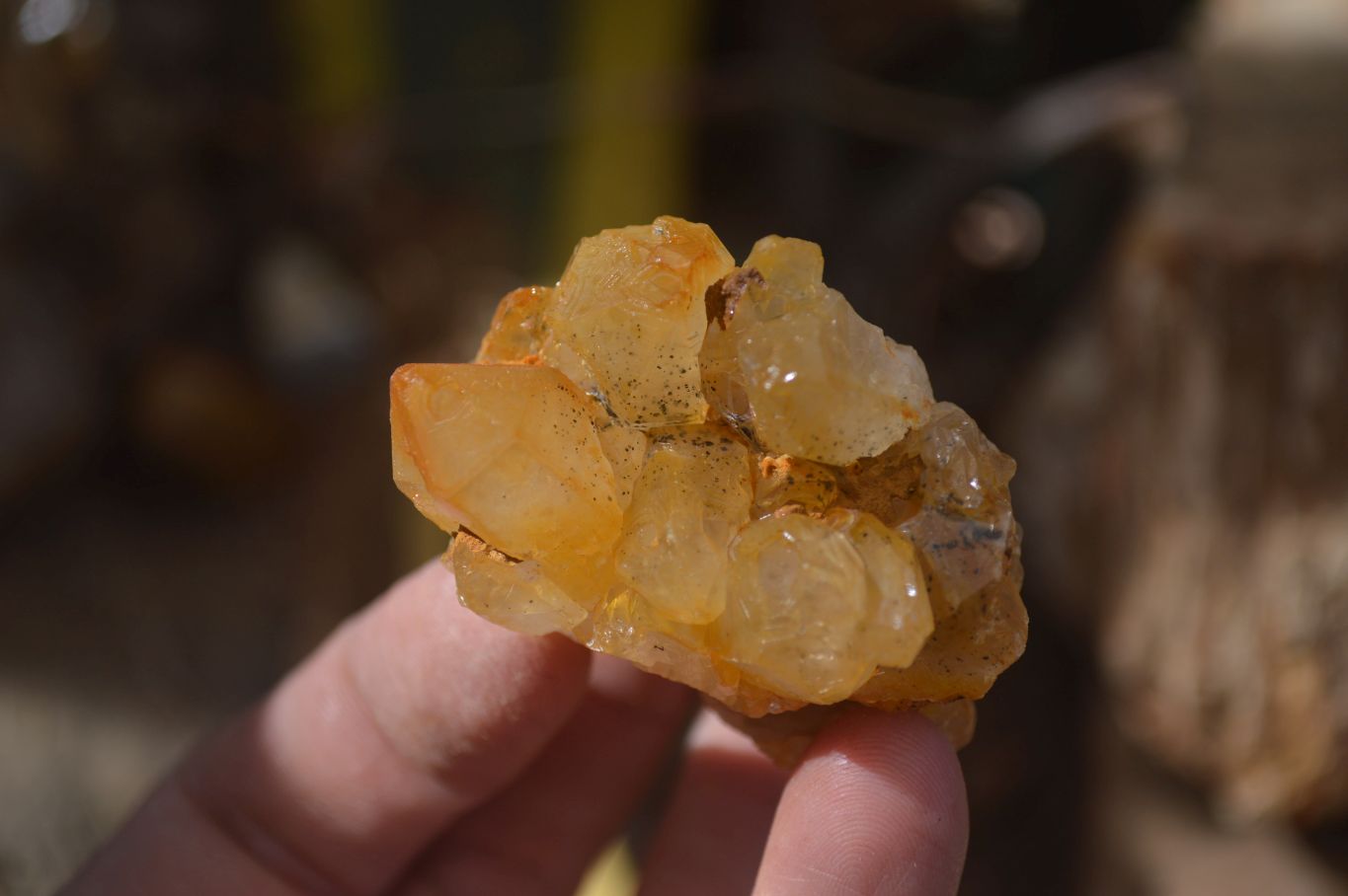 Natural Limonite Quartz Clusters x 24 From Solwezi, Zambia - Toprock Gemstones and Minerals 