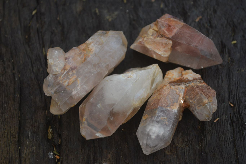 Natural Red Hematoid Quartz Crystals x 35 From Karoi, Zimbabwe - Toprock Gemstones and Minerals 