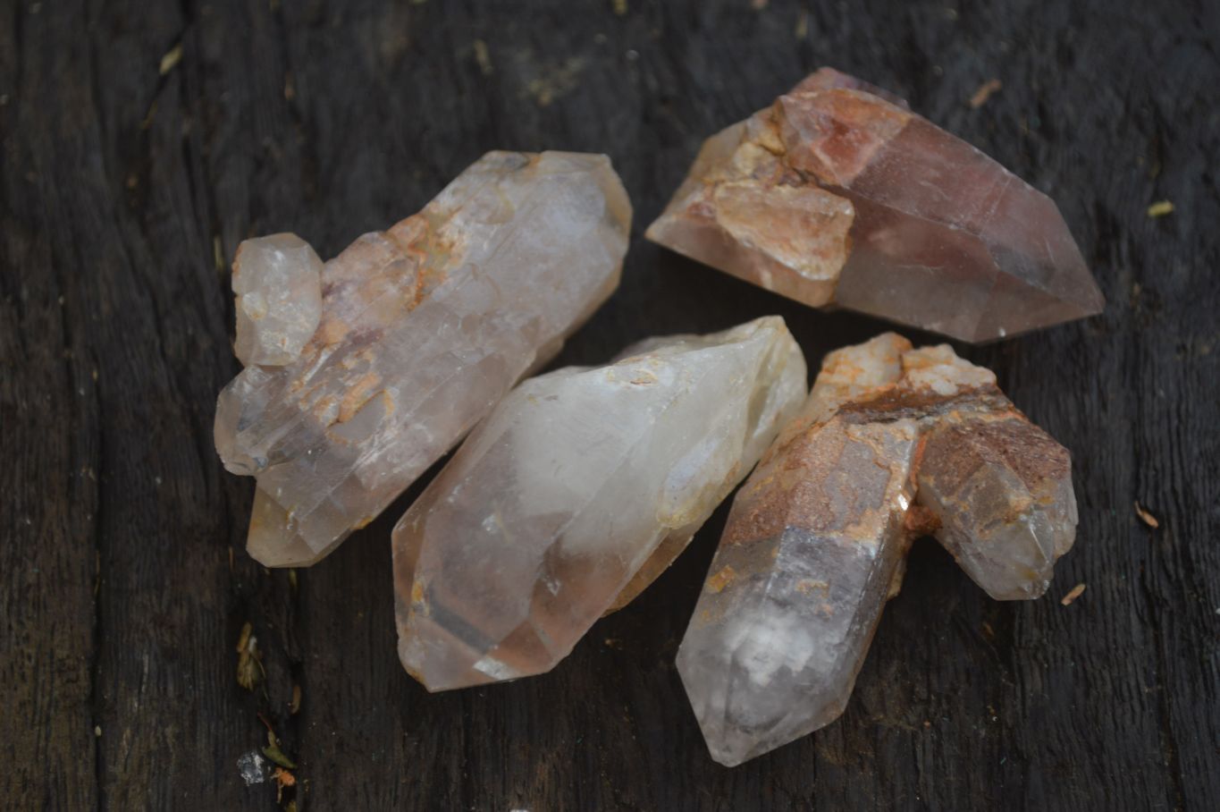 Natural Red Hematoid Quartz Crystals x 35 From Karoi, Zimbabwe - Toprock Gemstones and Minerals 