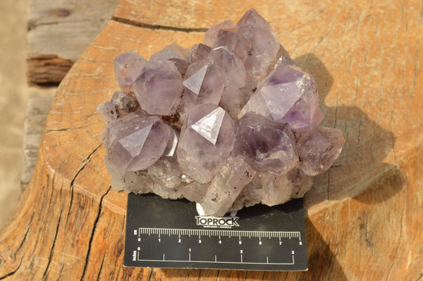 Natural Jacaranda Amethyst Quartz Clusters With Nice Clear Crystals  x 2 From Mumbwe, Zambia - TopRock