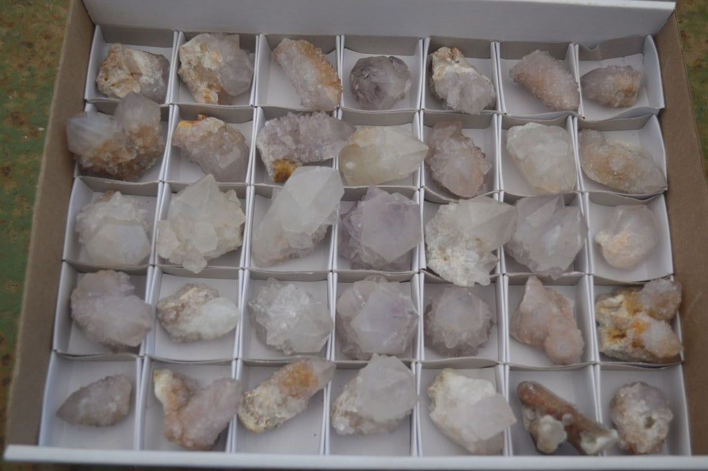 Natural Mixed Spirit Quartz Crystals  x 35 From Boekenhouthoek, South Africa - Toprock Gemstones and Minerals 