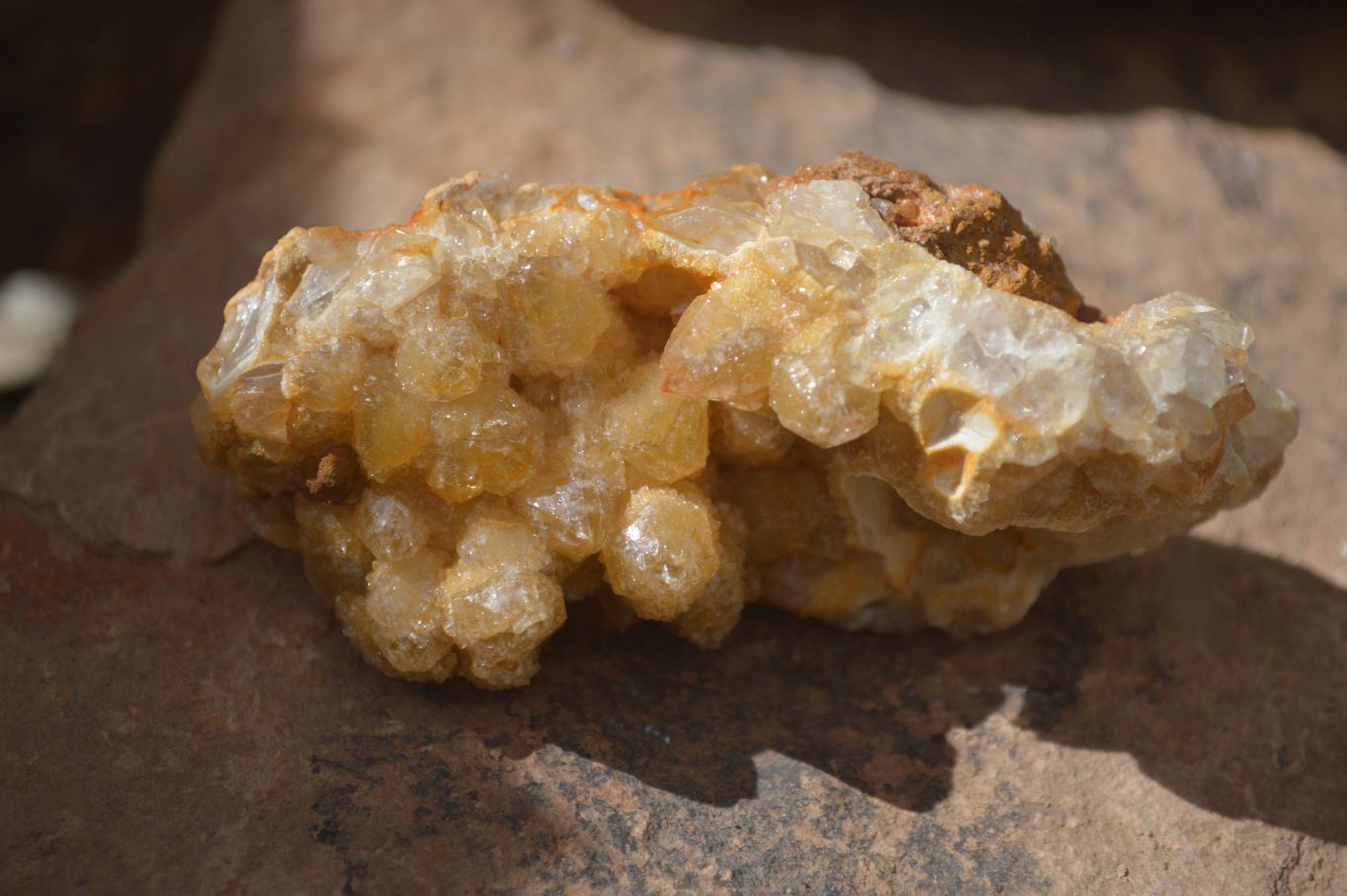 Natural Limonite Quartz Clusters x 24 From Solwezi, Zambia - Toprock Gemstones and Minerals 